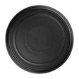 Olympia Cavolo Textured Black Flat Round Plate - 220mm (Box 6) FD909 - Whisk Hospitality - FD909