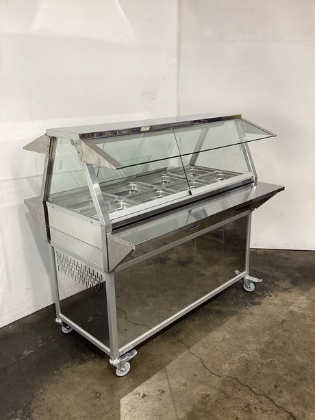 Roband E24 Heated Display with Stand + Sneeze Guards - Whisk Hospitality - 890246