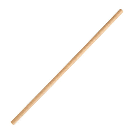 Fiesta Compostable Kraft Paper Straw - 210mm 6mm (Pack 250) FB138 - Whisk Hospitality - FB138