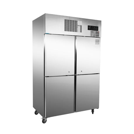 SUF1000 TROPICAL Thermaster 4 x Half door SS Freezer - Whisk Hospitality - SUF1000