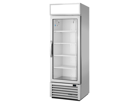 True Refrigeration Upright Retail Merchandiser Refrigerator 1 Full Glass Swing Door - GDM - 19T - HC - FGD01 - Whisk Hospitality - GDM-19T-HC-FGD01