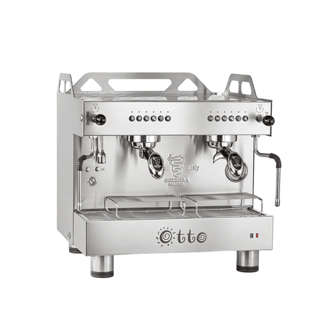 Bezzera OTTO Silver Compact 2 Group Espresso Machine BZOTTOCDE2IS1 - Whisk Hospitality - BZOTTOCDE2IS1