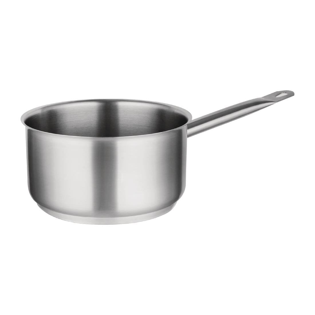 Vogue Saucepan St/St - 160mm 6 1/3" M943 - Whisk Hospitality - M943