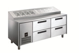 Glacian Pizza Prep With Doors HPB1815DD - Whisk Hospitality - HPB1815DD