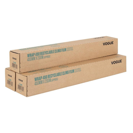 Vogue Recyclable Cling Film Refill for Vogue Wrap 450 Dispenser (Pack 3) CU258 - Whisk Hospitality - CU258