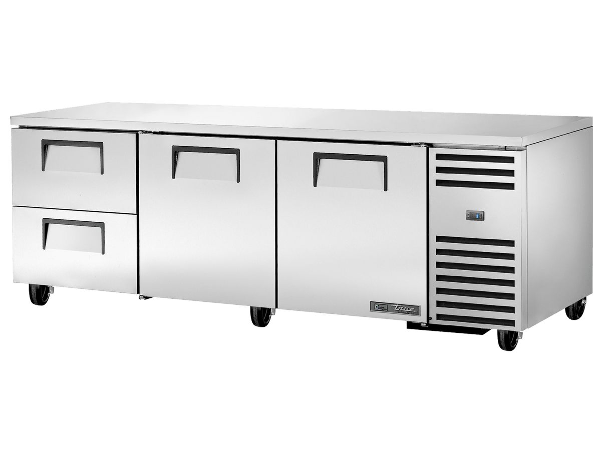 True Refrigeration Deep Undercounter Refrigerator 2 Drawers + 2 Solid Swing Doors - TUC - 93D - 2 - HC - Whisk Hospitality - TUC-93D-2-HC