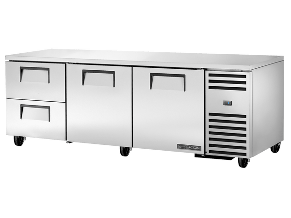 True Refrigeration Deep Undercounter Refrigerator 2 Drawers + 2 Solid Swing Doors - TUC - 93D - 2 - HC - Whisk Hospitality - TUC-93D-2-HC