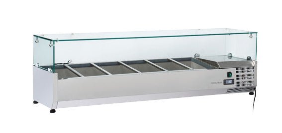 Anvil 1500 Glass Refrigerated Ingredient Well VRX1500 - Whisk Hospitality - VRX1500
