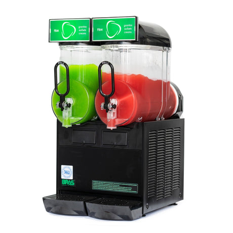 BRAS FBM2 - Black Slushie Machine 2 x 10L - Whisk Hospitality - 1002106024