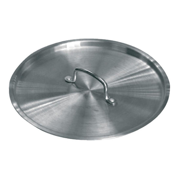 Vogue Deep Boiling Lid Aluminium - 254mm 10" S357 - Whisk Hospitality - S357