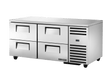 True Refrigeration Deep Undercounter Refrigerator 4 Drawers - TUC - 67D - 4 - HC - Whisk Hospitality - TUC-67D-4-HC