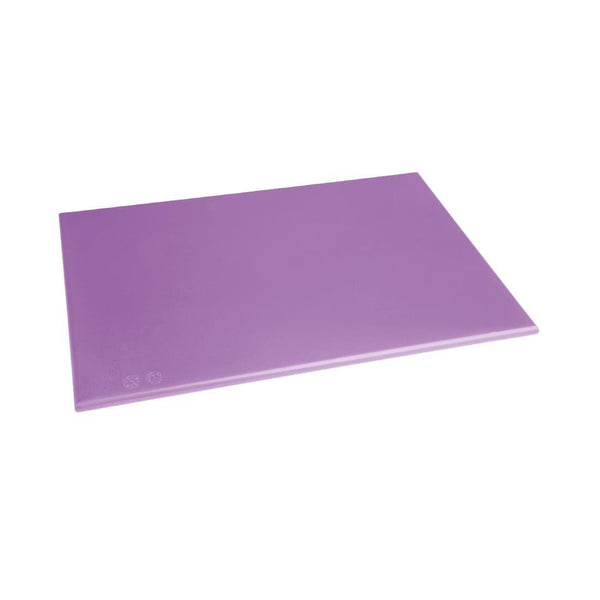Hygiplas Antibacterial High Density Chopping Board Purple - 450x300x10mm FX105 - Whisk Hospitality - FX105