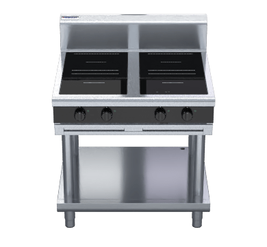 Waldorf Bold Inb8400R5 Ls 900Mm Electric Induction Cooktop Leg Stand - Whisk Hospitality - INB8400R5-LS