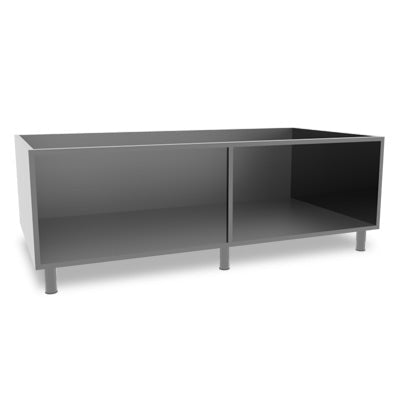 BARON Stainless Steel Open Cabinet (M160). - Whisk Hospitality - 70VA160