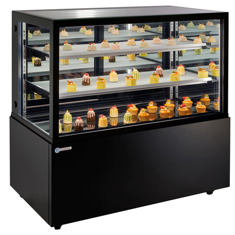 Novara Echo 120 410L Floor Standing Refrigerated Display - Black - Whisk Hospitality - Novara-Echo-120-BLK