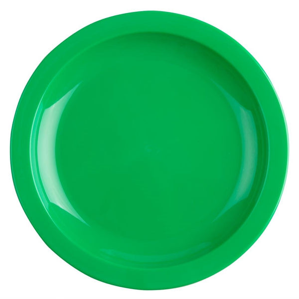 Olympia Kristallon Polycarbonate Plate Green - 172mm 6 3/4" (Box 12) CB764 - Whisk Hospitality - CB764