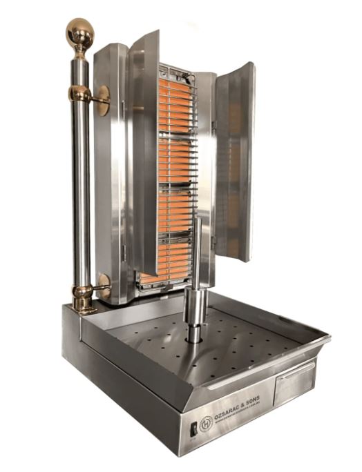 Ozsarac HO4BMS LPG Kebab Machine - Whisk Hospitality - 3PA-7688-OZS-HO4BMS-LPG