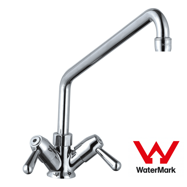 Sunmixer Deck Mounted Faucet with 2 side - handles T20138 - Whisk Hospitality - T20138
