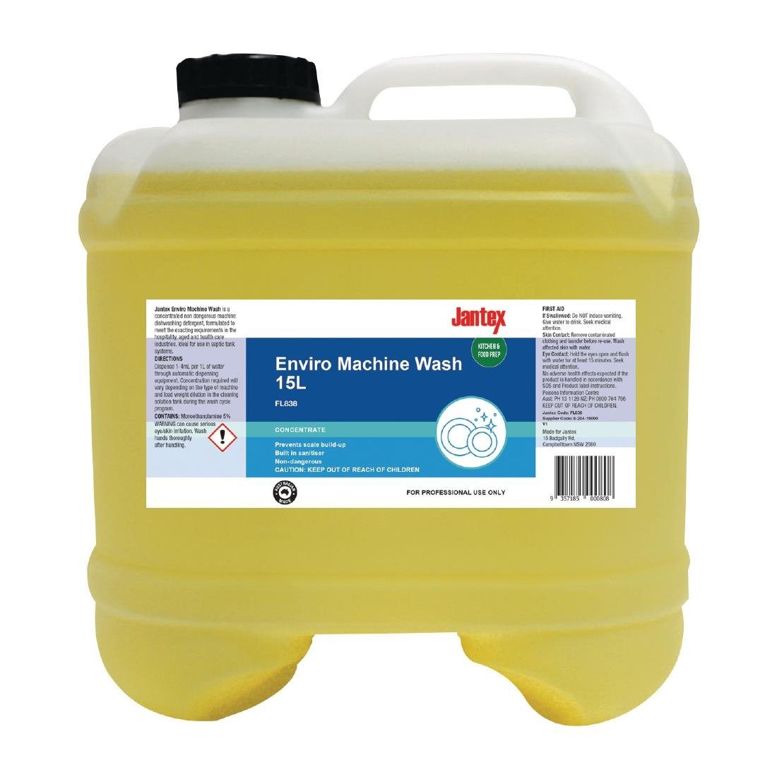 Jantex Enviro Machine Wash - 15Ltr FL838 - Whisk Hospitality - FL838