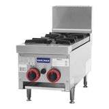 Gasmax Gas 2 Burner Cook Top RB - 2ELPG - Whisk Hospitality - RB-2ELPG