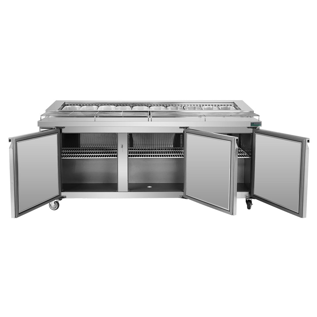 Thermaster three door DELUXE Pizza Prep Bench - PWB180 - Whisk Hospitality - PWB180