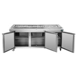 Thermaster three door DELUXE Pizza Prep Bench - PWB180 - Whisk Hospitality - PWB180