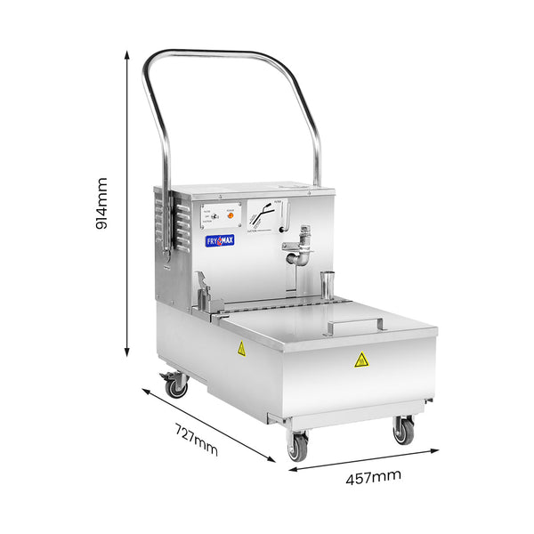 FryMax 42L Electric Oil Filter Machine EOF-42 - Whisk Hospitality - EOF-42