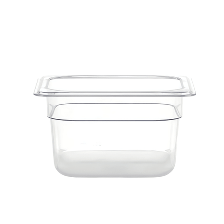 Gastronorme Pan - PolyCarbonate - 1/6 - Clear / 100mm - Whisk Hospitality - 391541