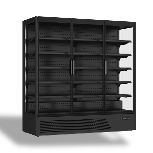 Thermaster 3 Frameless Glass Door Multideck Display Fridge DC-187BS - Whisk Hospitality - DC-187BS