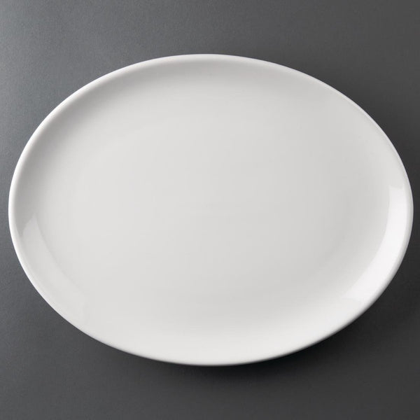 Olympia Athena Oval Coupe Plate - 305x241mm (Box 6) CC212 - Whisk Hospitality - CC212