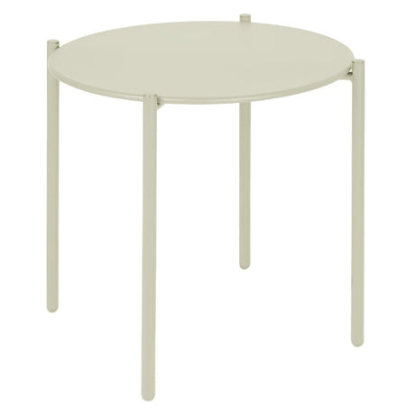 Bolero Perth Round Low Coffee Table Light Grey - 450mm HZ377 - Whisk Hospitality - HZ377