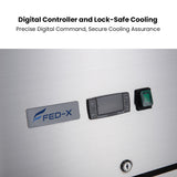 FED - X S/S Full Glass Door Upright Freezer - XURF600G1V - Whisk Hospitality - XURF600G1V