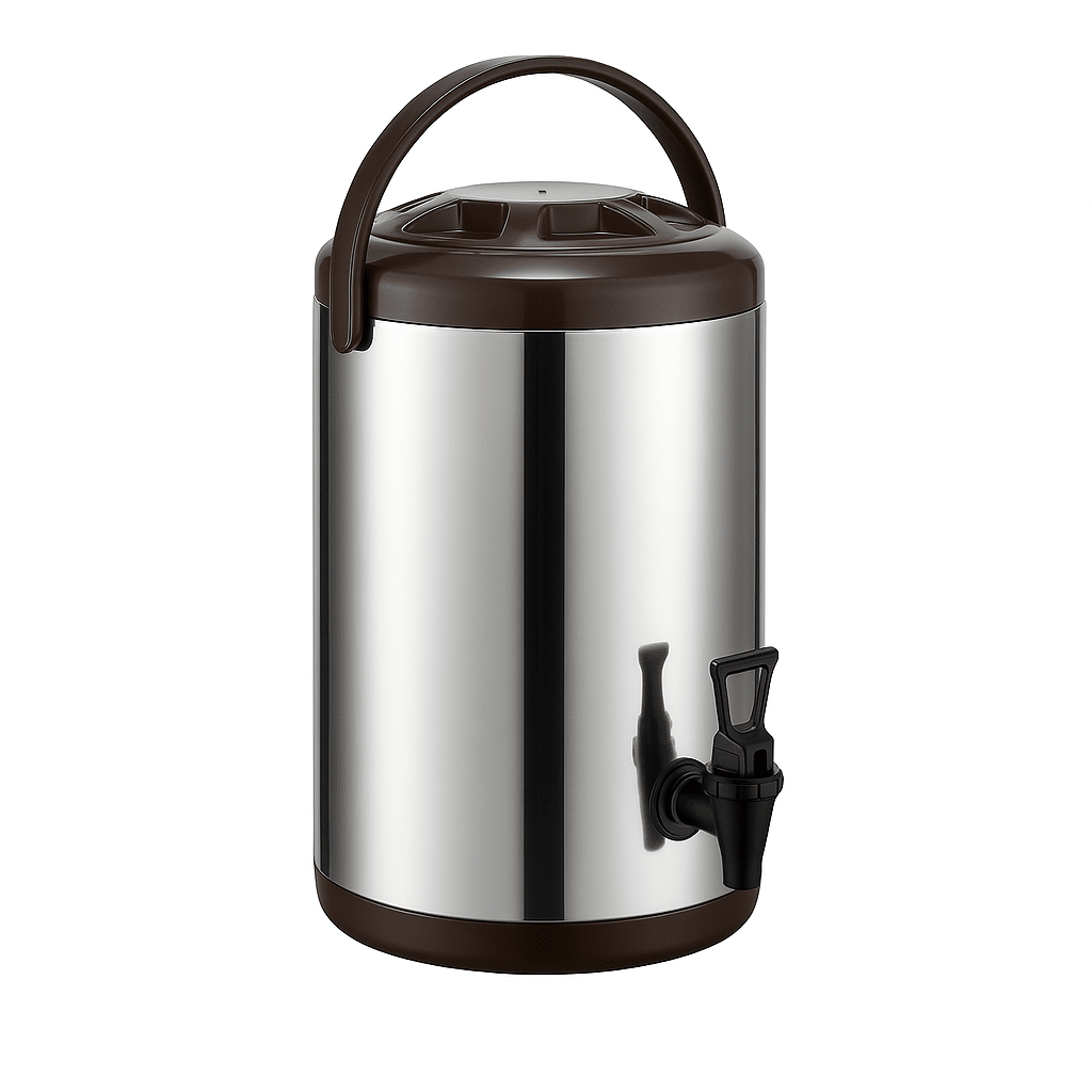 Drink Dispenser - S/S - Brown Rim - 12L - Whisk Hospitality - 72903