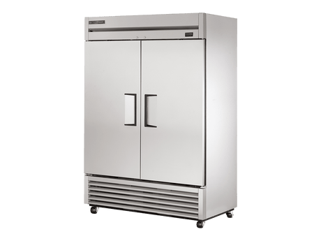 True Refrigeration Upright Foodservice Refrigerator 2 Full Solid Swing Doors - T - 49 - HC - Whisk Hospitality - T-49-HC