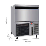 Blizzard Premium Under - Counter Ice Maker Large Cube Ice – SN - 200P - Whisk Hospitality - SN-200P
