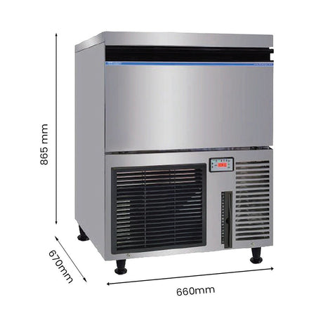 Blizzard Premium Under - Counter Ice Maker Large Cube Ice – SN - 200P - Whisk Hospitality - SN-200P