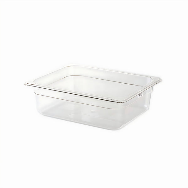 Gastronorme Pan - PolyCarbonate - 1/2 - Clear / 100mm - Whisk Hospitality - 398741
