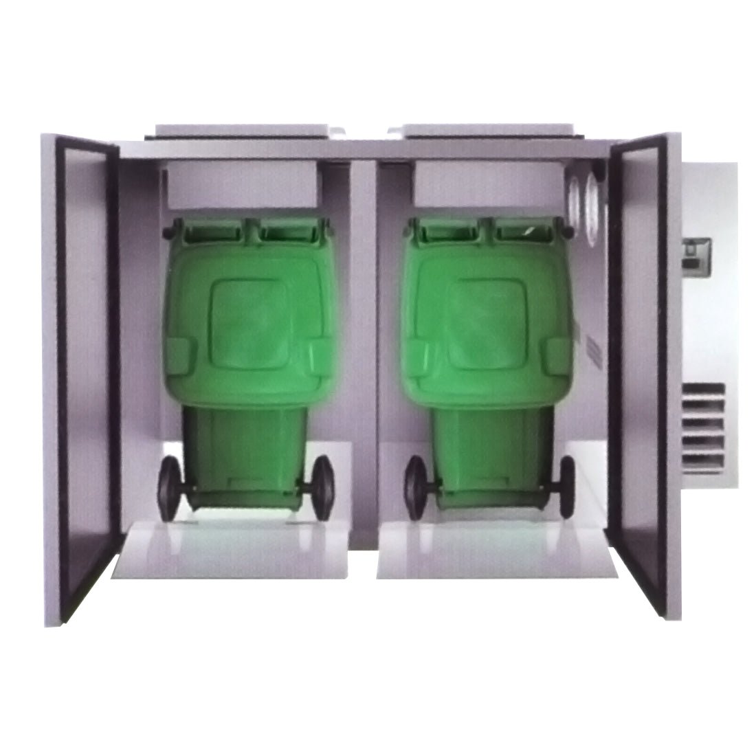 REFRIGERATED SOLID WASTER COOLER WITH 2PCS - WBC2 - 240 - Whisk Hospitality - WBC2-240