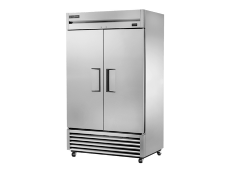 True Refrigeration Upright Foodservice Refrigerator 2 Full Solid Swing Doors - T - 43 - HC - Whisk Hospitality - T-43-HC