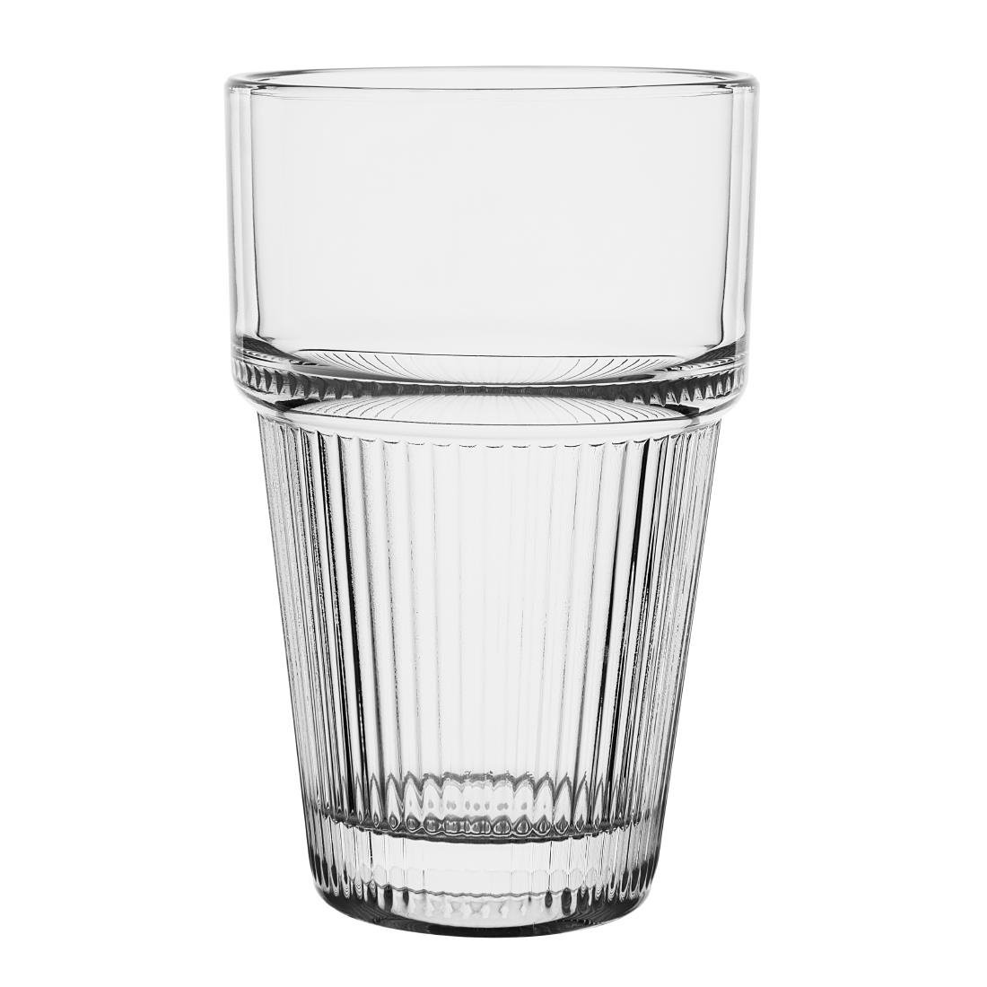 Olympia Ridged Stacking Tumbler - 300ml (Box 6) HW796 - Whisk Hospitality - HW796