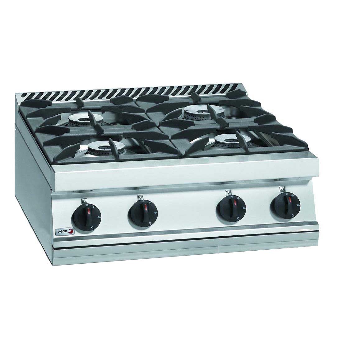 Fagor 700 series natural gas 4 burner SS boiling top CG7 - 40H - Whisk Hospitality - CG7-40H