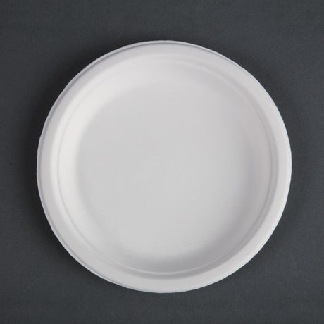 Fiesta Compostable Bagasse Round Plate 179mm (Pack 50) CW905 - Whisk Hospitality - CW905