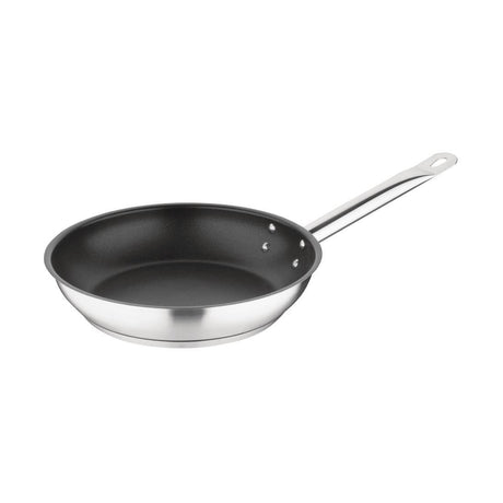 Vogue Frypan Teflon Platinum Plus Non Stick Coating St/St - 240mm FC096 - Whisk Hospitality - FC096