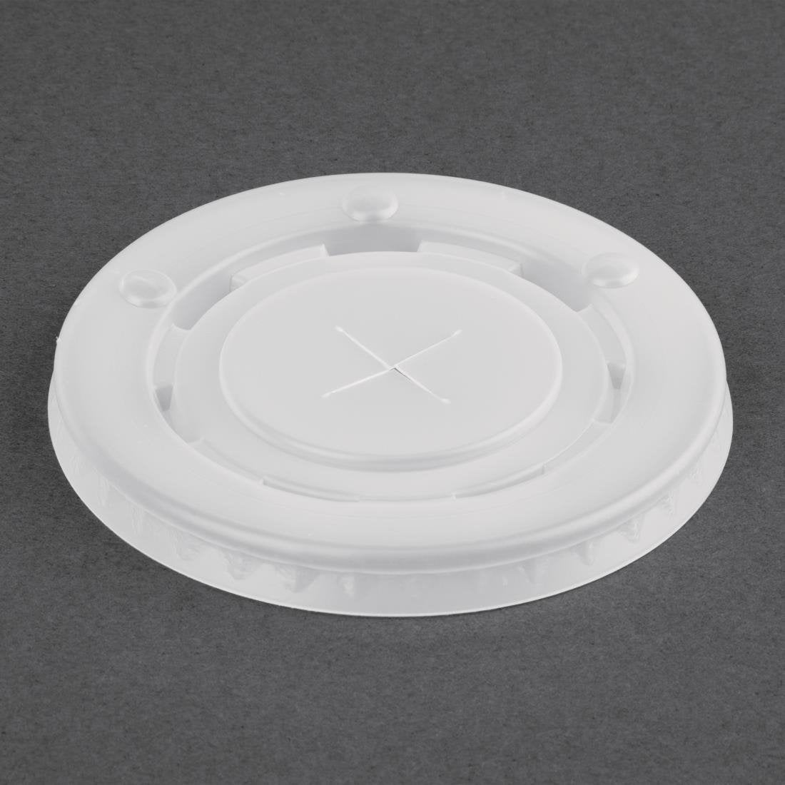 Fiesta Recyclable Lid - 90mm for Paper Cold Cup - 455/650ml (Pack 1000) FP784 - Whisk Hospitality - FP784