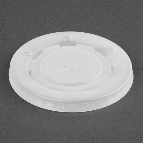 Fiesta Recyclable Lid - 90mm for Paper Cold Cup - 455/650ml (Pack 1000) FP784 - Whisk Hospitality - FP784