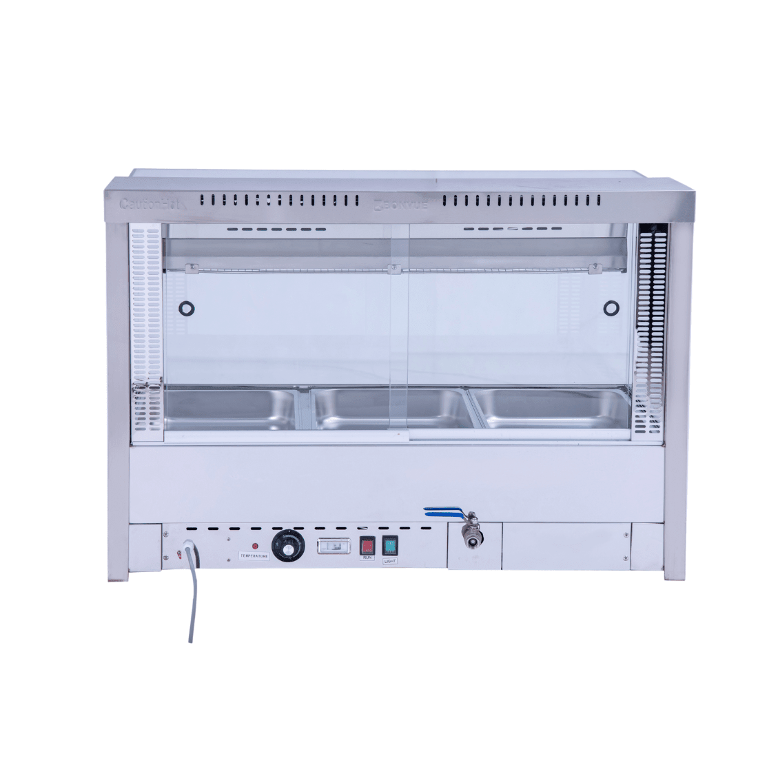 Bonvue Square Countertop Wet and Dry Bain Marie - BM11SC - Whisk Hospitality - BM11SC