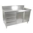 SC - 6 - 1500R - H Cabinet with Right Sink - Whisk Hospitality - SC-6-1500R-H
