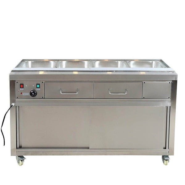 Thermaster Heated Bain Marie Food Display without Glass Top - PG150FE-B - Whisk Hospitality - PG150FE-B