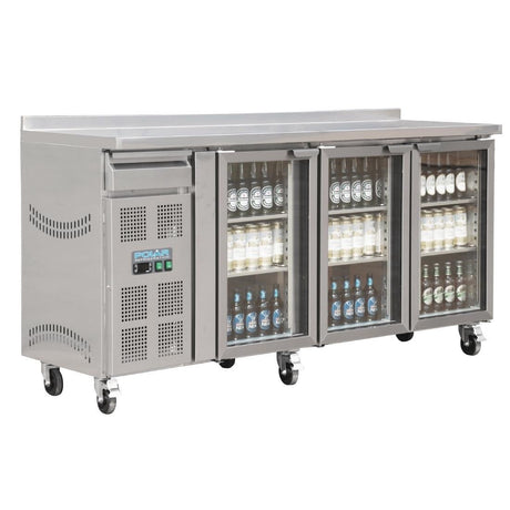 Polar U - Series Premium Bar Fridge 3 Door St/St - 543Ltr CK491 - A - Whisk Hospitality - CK491-A