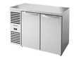 True Refrigeration Bar Refrigerator Stainless Steel Ext 2 Solid Swing Doors - TBR48 - RISZ1 - L - S - SS - 2 - Whisk Hospitality - TBR48-RISZ1-L-S-SS-2